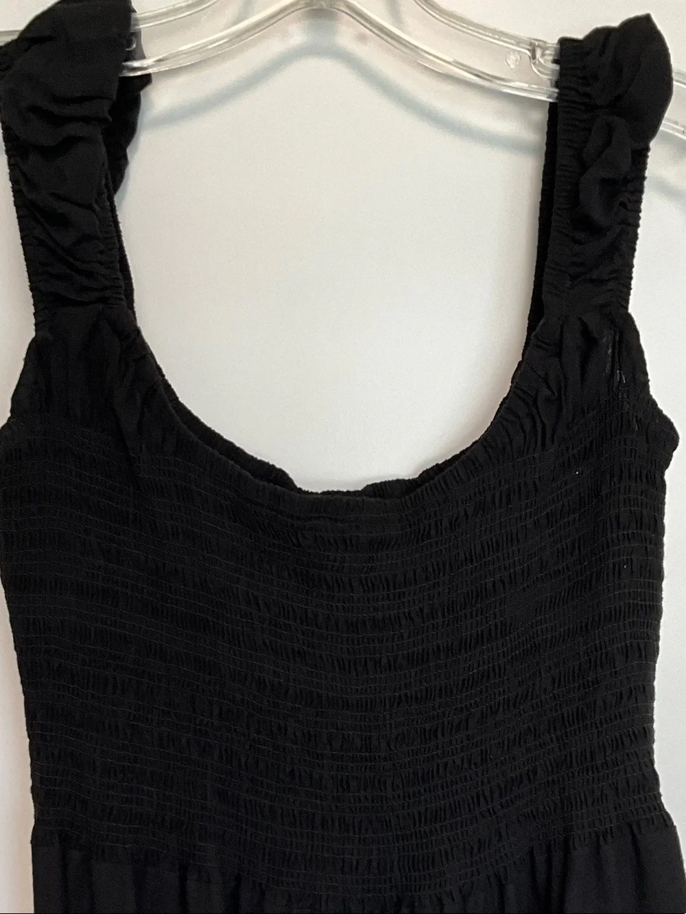 Moon River Black Sleeveless Maxi Dress